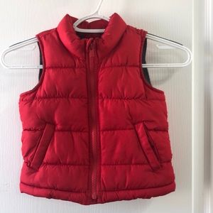 Old Navy Puffer Vest Red 2T